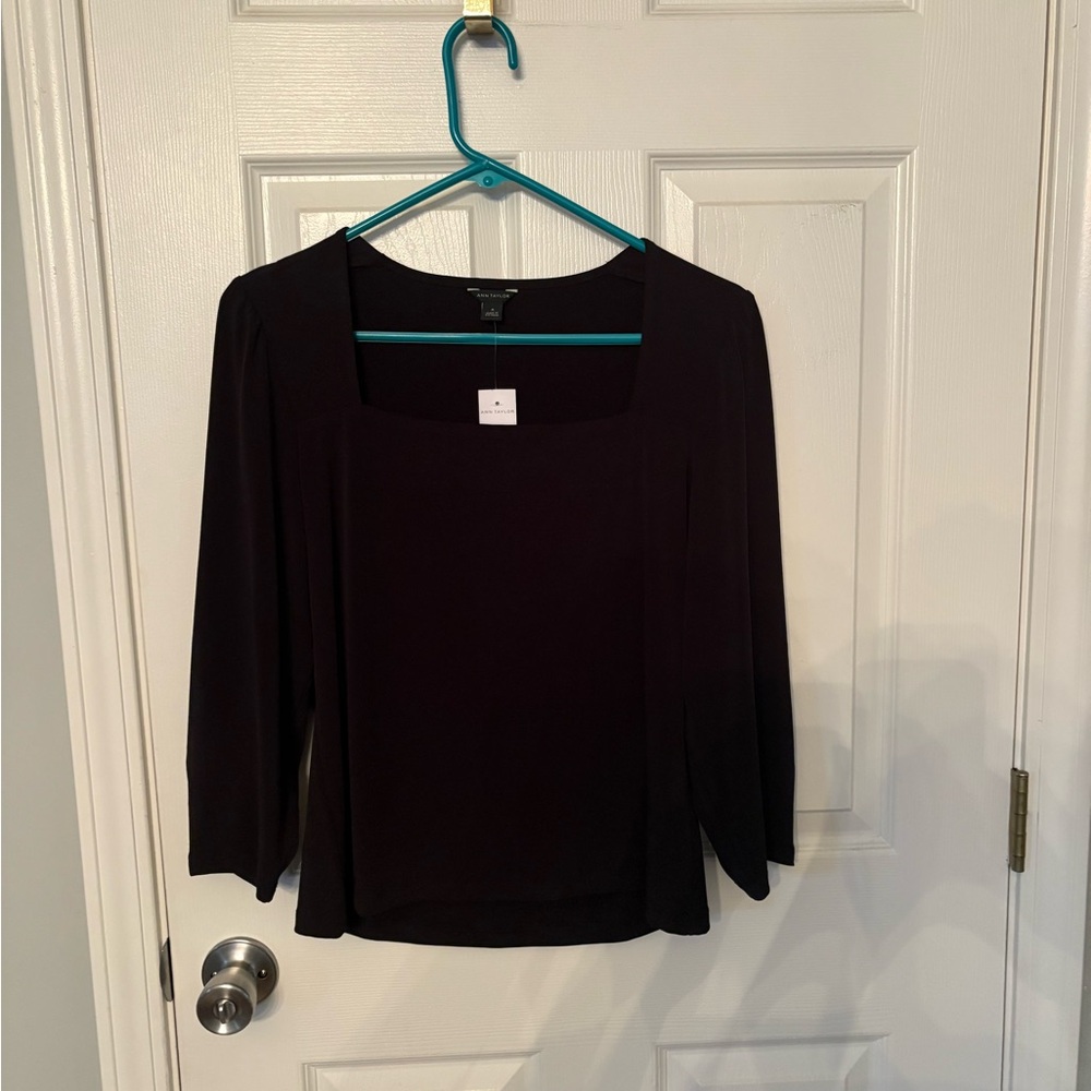 Ann Taylor Black Blouse